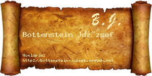 Bottenstein József névjegykártya